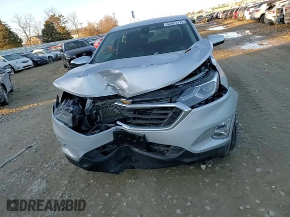 2021 Chevrolet Equinox LT with VIN 3GNAXUEV3MS146183, listed as a Copart auction lot 42927115 with 51,223 mi miles and Salvage Title. Bid and sale history available at DreamBid. Image 11.
