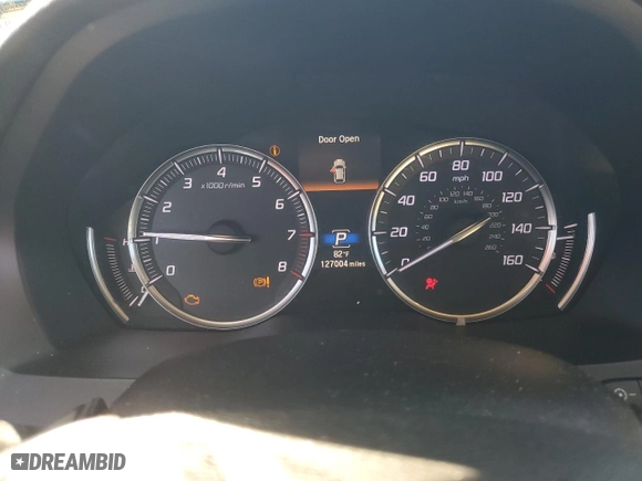 2020 Acura MDX with VIN 5J8YD3H3XLL001880, listed as a Copart auction lot 45115105 with 127,004 mi miles and Salvage Title. Bid and sale history available at carsss.com. Image 9.