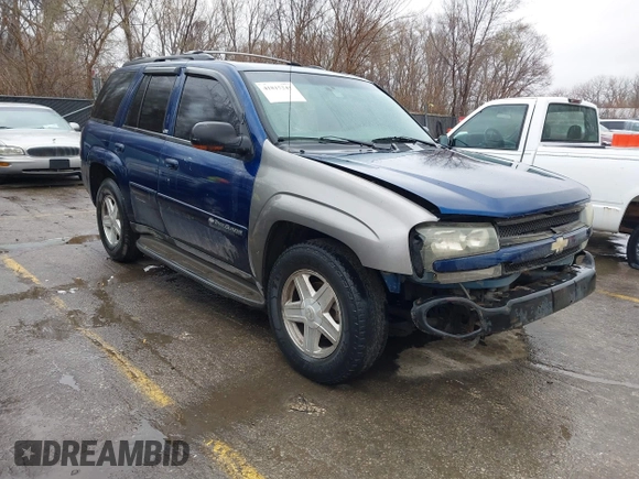2002 Chevrolet TrailBlazer LTZ with VIN 1GNDT13S422164734, listed as a IAAI auction lot 41815241 with 227,928 mi miles and . Bid and sale history available at DreamBid. Image 1.