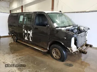 2024 GMC Savana Cargo Van with VIN 1GTW7AFP0R1164209, listed as a Copart auction lot 46700295 with 0 mi miles and Clean Title. Bid and sale history available at carsss.com. Image 4.