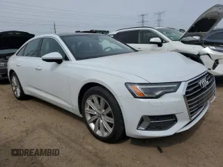 2019 Audi A6 Premium Plus with VIN WAUE8AF22KN117577, listed as a Copart auction lot 50819225 with 28,204 mi miles and Salvage Title. Bid and sale history available at carsss.com. Image 4.