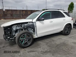 2024 Mercedes-Benz GLE 450 z VIN 4JGFB5KB2RB166243, wystawiony jako Copart lot #53145105 z przebiegiem 9 598 mil mil oraz Szkoda całkowita • Salvage title. Historia ofert i sprzedaży dostępna na DreamBid. Obrazek 1.