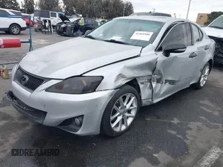 2012 Lexus IS 250 with VIN JTHCF5C22C5055027, listed as a IAAI auction lot 41465580 with 167,686 mi miles and . Bid and sale history available at DreamBid. Image 17.