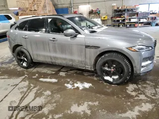 2021 Jaguar F-Pace S with VIN SADCJ2EX9MA683249, listed as a Copart auction lot 45011085 with 98,463 mi miles and Salvage title. Bid and sale history available at DreamBid. Image 4.