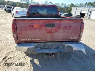 2005 GMC Canyon SLE Z71 with VIN 1GTDT196758102670, listed as a Copart auction lot 83826734 with 91,979 mi miles and Salvage Title. Bid and sale history available at carsss.com. Image 6.