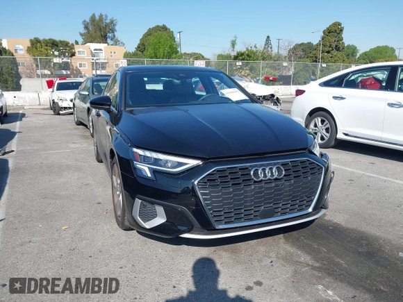 2023 Audi A3 Premium z VIN WAUAUDGY1PA037278, wystawiony jako IAAI lot #41840193 z przebiegiem 16 008 mil mil oraz . Historia ofert i sprzedaży dostępna na DreamBid. Obrazek 1.