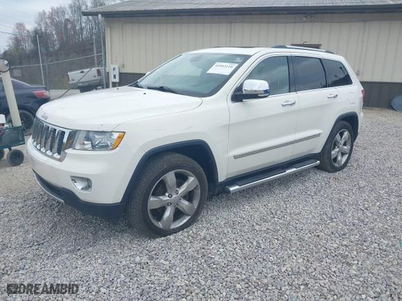 2012 Jeep Grand Cherokee Overland with VIN 1C4RJFCGXCC263065, listed as a IAAI auction lot 41942110 with 189,681 mi miles. Bid and sale history available at carsss.com. Image 2.