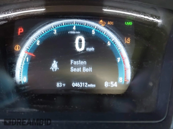 2020 Honda Civic LX with VIN 19XFC2F62LE212421, listed as a IAAI auction lot 41909995 with 46,312 mi miles and . Bid and sale history available at DreamBid. Image 15.