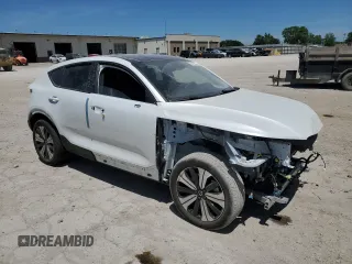 2023 Volvo C40 Recharge Pure Electric Plus with VIN YV4ED3GL1P2054494, listed as a Copart auction lot 57722314 with 11,764 mi miles and Salvage Title. Bid and sale history available at carsss.com. Image 4.