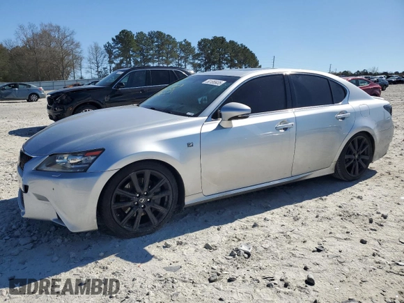 2014 Lexus GS 350 with VIN JTHCE1BL2E5020268, listed as a Copart auction lot 50106935 with 120,536 mi miles and Salvage Title. Bid and sale history available at carsss.com. Image 1.