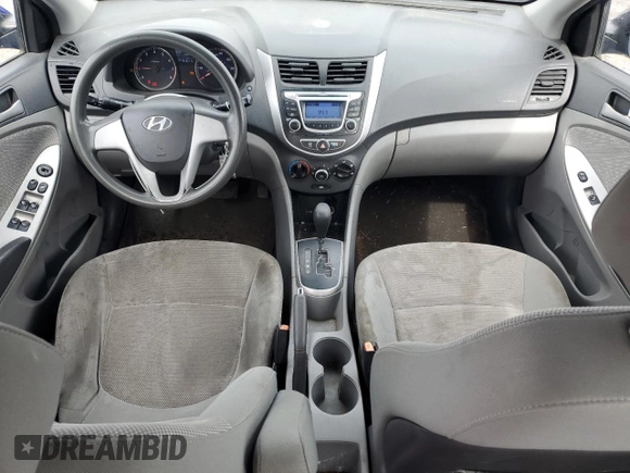 2013 Hyundai Accent GLS with VIN KMHCT4AE2DU537369, listed as a Copart auction lot 50819985 with 191,011 mi miles and Salvage Title. Bid and sale history available at carsss.com. Image 8.