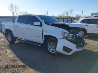2020 Chevrolet Colorado 2WD LT with VIN 1GCGSCEN1L1124890, listed as a IAAI auction lot 41856902 with 85,512 mi miles. Bid and sale history available at carsss.com. Image 1.