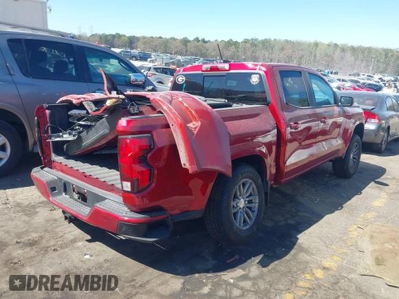 2024 Chevrolet Colorado 2WD LT z VIN 1GCPSCEKXR1112753, wystawiony jako IAAI lot #41842815 z przebiegiem 13 775 mil mil oraz . Historia ofert i sprzedaży dostępna na DreamBid. Obrazek 4.