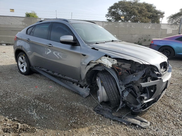 2012 BMW X6 50i with VIN 5UXFG8C53CL590367, listed as a Copart auction lot 86650664 with 0 mi miles and Salvage Title. Bid and sale history available at carsss.com. Image 4.