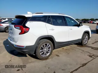 2023 GMC Terrain SLT with VIN 3GKALVEG3PL134047, listed as a Copart auction lot 56550565 with 32,048 mi miles and Salvage title. Bid and sale history available at DreamBid. Image 3.