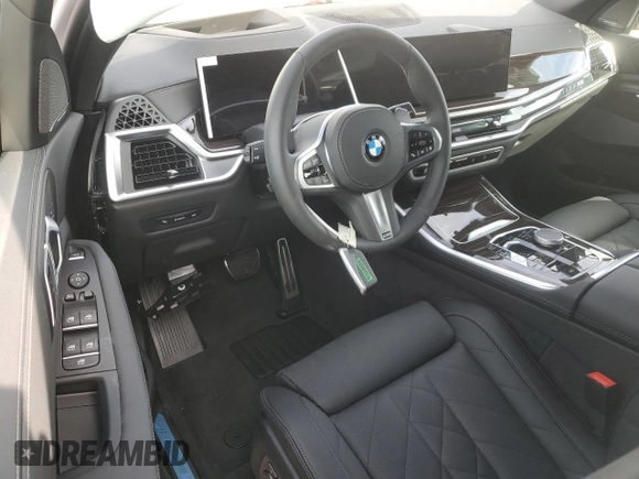 2025 BMW X5 sDrive40i with VIN 5UX13EU02S9Z08286, listed as a Copart auction lot 43642755 with 0 mi miles and Salvage Title. Bid and sale history available at carsss.com. Image 8.
