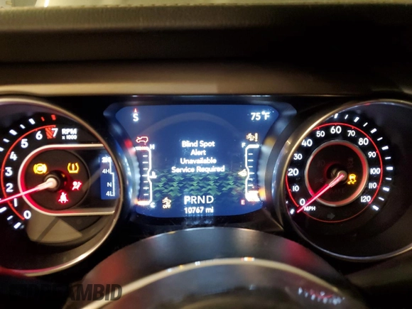 2020 Jeep Wrangler Rubicon с VIN 1C4HJXCG2LW271855, выставлен на аукционе Copart как лот 55610544 с пробегом 10 767 миль миль и Списание • Salvage title. История ставок и продаж доступна на DreamBid. Изображение 9.