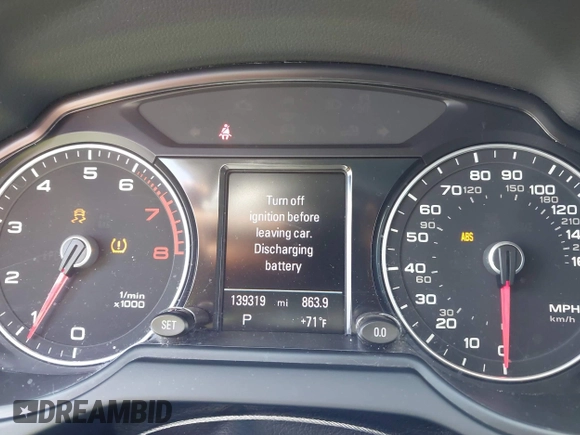 2013 Audi Q5 Premium Plus with VIN WA1LFAFP6DA031799, listed as a IAAI auction lot 42472574 with 139,319 mi miles and . Bid and sale history available at DreamBid. Image 7.