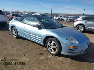 2004 Mitsubishi Eclipse GS with VIN 4A3AE45G74E126557, listed as a IAAI auction lot 41434668 with 178,699 mi miles and . Bid and sale history available at DreamBid. Image 1.