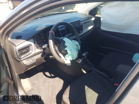 2022 Kia Rio S with VIN 3KPA24AD5NE481448, listed as a IAAI auction lot 41748379 with 65,123 mi miles. Bid and sale history available at carsss.com. Image 5.