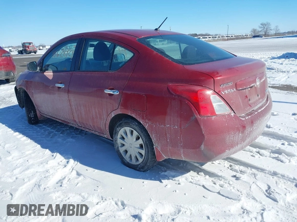 2012 Nissan Versa SL with VIN 3N1CN7AP0CL916481, listed as a IAAI auction lot 41628924 with 149,142 mi miles. Bid and sale history available at carsss.com. Image 3.