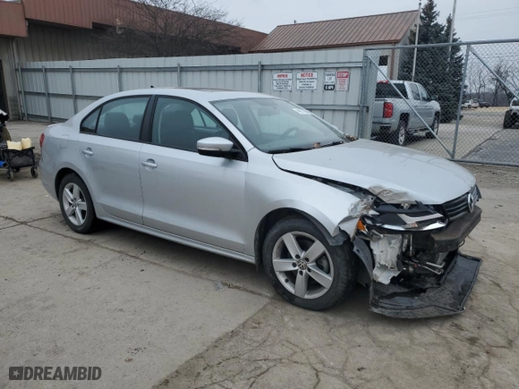 2012 Volkswagen Jetta Sedan TDI w/Premium with VIN 3VWLL7AJ0CM426483, listed as a Copart auction lot 44921385 with 116,921 mi miles and Salvage Title. Bid and sale history available at carsss.com. Image 4.
