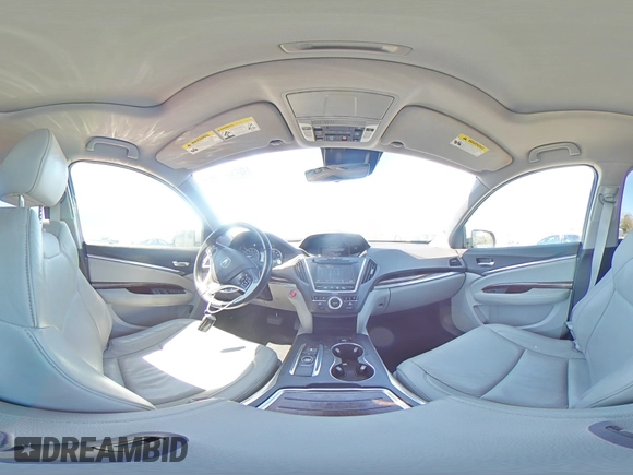 2017 Acura MDX Technology with VIN 5FRYD4H59HB021228, listed as a Copart auction lot 49586175 with 130,688 mi miles and Salvage Title. Bid and sale history available at DreamBid. Image 15.
