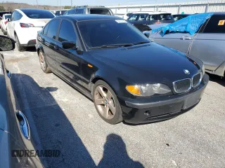 2004 BMW 3 Series 325i with VIN WBAET37424NJ42802, listed as a Copart auction lot 88778135 with 117,722 mi miles and Salvage Title. Bid and sale history available at carsss.com. Image 4.