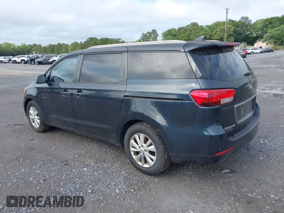 2016 Kia Sedona LX with VIN KNDMB5C16G6188852, listed as a IAAI auction lot 42238208 with 117,045 mi miles and . Bid and sale history available at DreamBid. Image 3.