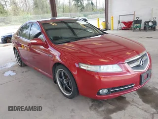 2008 Acura TL Type-S with VIN 19UUA76508A011856, listed as a IAAI auction lot 42029404 with 143,185 mi miles. Bid and sale history available at carsss.com. Image 1.