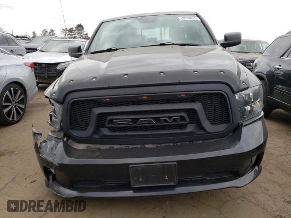 2017 Ram 1500 Express with VIN 1C6RR7FT1HS588974, listed as a Copart auction lot 48034835 with 135,358 mi miles and Salvage Title. Bid and sale history available at carsss.com. Image 5.