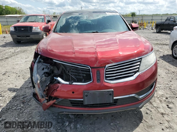 2016 Lincoln MKX Reserve with VIN 2LMPJ8LP1GBL63239, listed as a Copart auction lot 51192175 with 134,969 mi miles and Salvage Title. Bid and sale history available at DreamBid. Image 5.