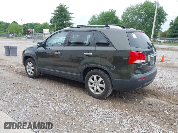 2012 Kia Sorento LX with VIN 5XYKT3A65CG254788, listed as a IAAI auction lot 42213355 with 137,772 mi miles and . Bid and sale history available at carsss.com. Image 3.