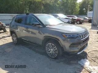 2022 Jeep Compass High Altitude with VIN 3C4NJDCB6NT115980, listed as a Copart auction lot 54255395 with 31,154 mi miles and Salvage Title. Bid and sale history available at DreamBid. Image 4.