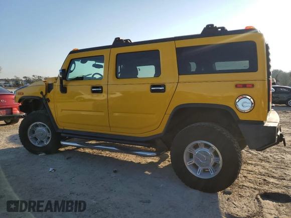 2003 Hummer H2 with VIN 5GRGN23U23H145779, listed as a Copart auction lot 72048564 with 268,329 mi miles and Clean Title. Bid and sale history available at carsss.com. Image 2.