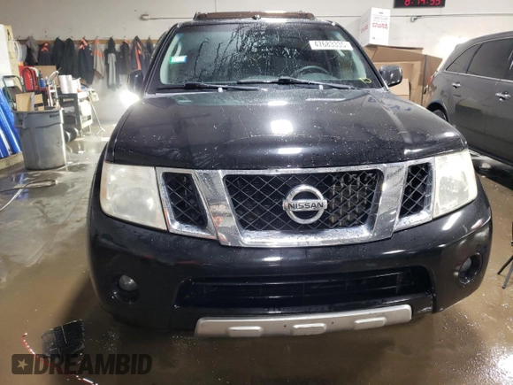 2008 Nissan Pathfinder LE with VIN 5N1BR18B98C614741, listed as a Copart auction lot 47683335 with 160,147 mi miles and Salvage Title. Bid and sale history available at carsss.com. Image 5.