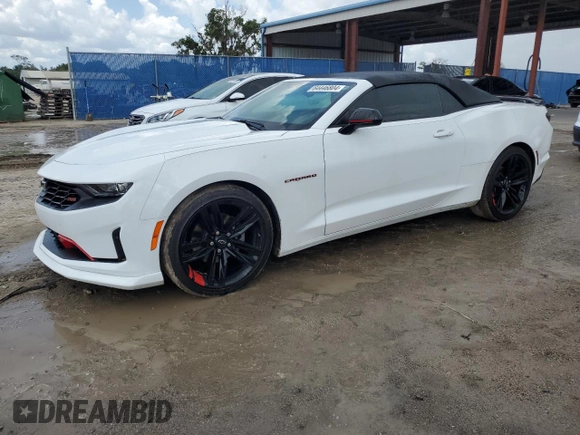 2022 Chevrolet Camaro 1LT with VIN 1G1FB3DS7N0129029, listed as a Copart auction lot 64446804 with 20,005 mi miles and Non Repairable. Bid and sale history available at carsss.com. Image 1.