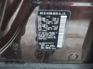 2015 Infiniti QX80 with VIN JN8AZ2NEXF9087473, listed as a IAAI auction lot 41282361 with Not provided miles and . Bid and sale history available at DreamBid. Image 9.