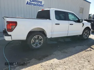 2024 Ford F-150 STX with VIN 1FTEW2K57RKD19468, listed as a Copart auction lot 51808915 with 5,055 mi miles and Clean Title. Bid and sale history available at carsss.com. Image 3.