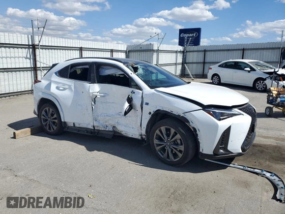 2023 Lexus UX 250h F Sport z VIN JTHB6JBH0P2155693, wystawiony jako Copart lot #56769475 z przebiegiem 61 661 mil mil oraz Szkoda całkowita • Salvage title. Historia ofert i sprzedaży dostępna na DreamBid. Obrazek 4.