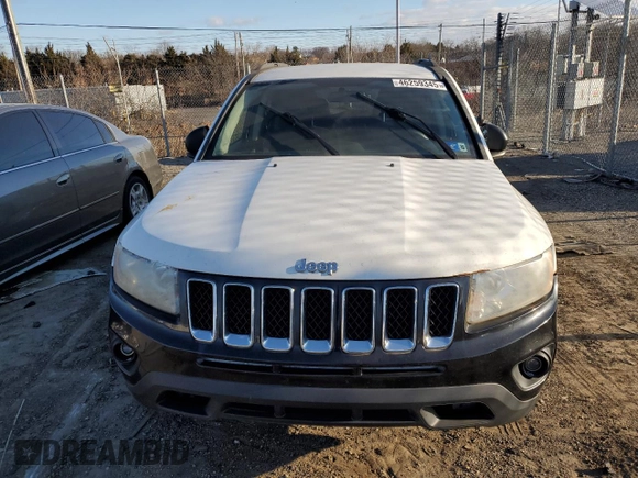 2013 Jeep Compass Sport with VIN 1C4NJCBA2DD275667, listed as a Copart auction lot 46259345 with 142,420 mi miles and Clean Title. Bid and sale history available at carsss.com. Image 5.