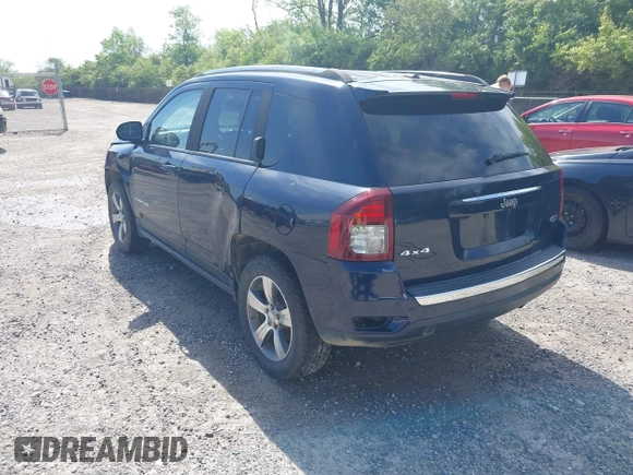 2016 Jeep Compass High Altitude with VIN 1C4NJDEBXGD671389, listed as a IAAI auction lot 42275577 with 129,609 mi miles and . Bid and sale history available at DreamBid. Image 3.