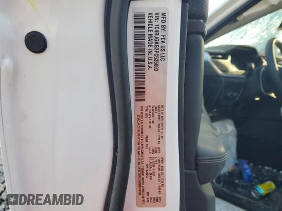 2023 Jeep Grand Cherokee Altitude z VIN 1C4RJGAG3PC535003, wystawiony jako Copart lot #84381544 z przebiegiem Nie podano mil oraz Czysty tytuł • Clean title. Historia ofert i sprzedaży dostępna na DreamBid. Obrazek 14.