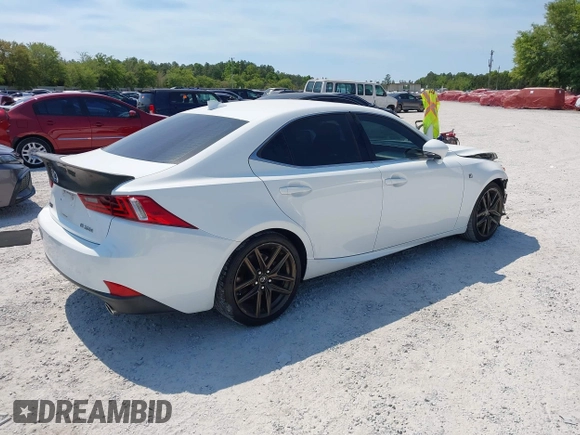 2016 Lexus IS 200t with VIN JTHBA1D21G5023967, listed as a IAAI auction lot 42051274 with 75,561 mi miles and . Bid and sale history available at DreamBid. Image 4.