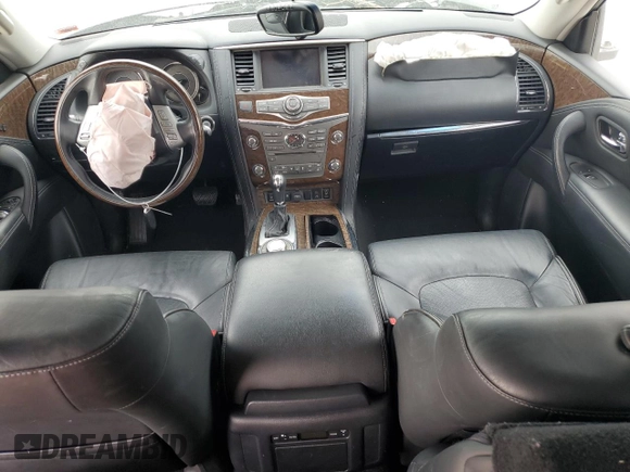 2015 Infiniti QX80 with VIN JN8AZ2NE6F9084599, listed as a Copart auction lot 50766905 with 0 mi miles and Salvage Title. Bid and sale history available at carsss.com. Image 8.