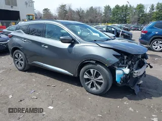 2020 Nissan Murano SV with VIN 5N1AZ2BS7LN105075, listed as a IAAI auction lot 41969595 with 82,491 mi miles and . Bid and sale history available at carsss.com. Image 1.