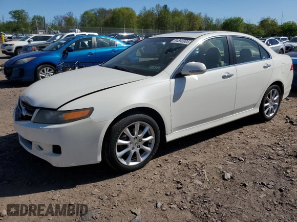 2008 Acura TSX z VIN JH4CL96898C007916, wystawiony jako Copart lot #54590905 z przebiegiem 120 990 mil mil oraz Szkoda całkowita • Salvage title. Historia ofert i sprzedaży dostępna na DreamBid. Obrazek 1.