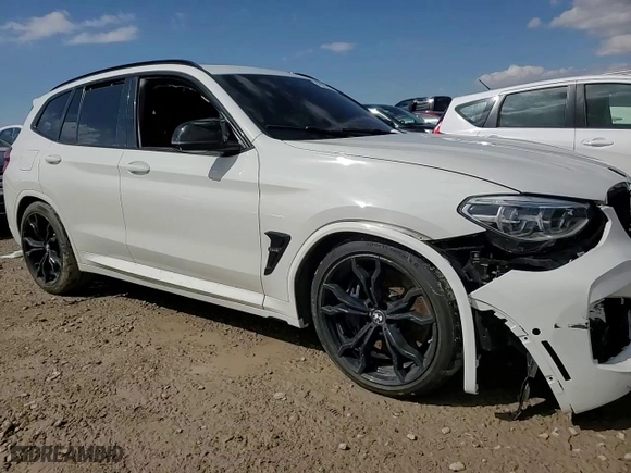 2020 BMW X3 M Competition with VIN 5YMTS0C06LLT10764, listed as a Copart auction lot 49572565 with 0 mi miles and Salvage Title. Bid and sale history available at carsss.com. Image 12.