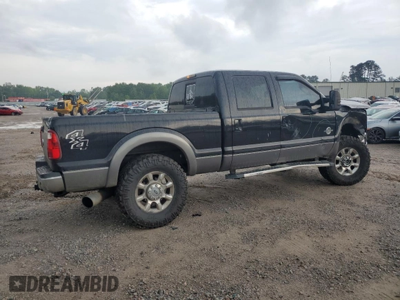 2011 Ford F-250 XL with VIN 1FT7W2BT2BEA73019, listed as a Copart auction lot 53987465 with 268,537 mi miles and Salvage title. Bid and sale history available at DreamBid. Image 3.