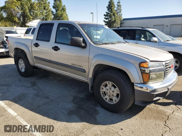 2005 GMC Canyon 1SE SLE Z71 with VIN 1GTDS136558269573, listed as a Copart auction lot 46921325 with 235,480 mi miles and Clean Title. Bid and sale history available at carsss.com. Image 4.